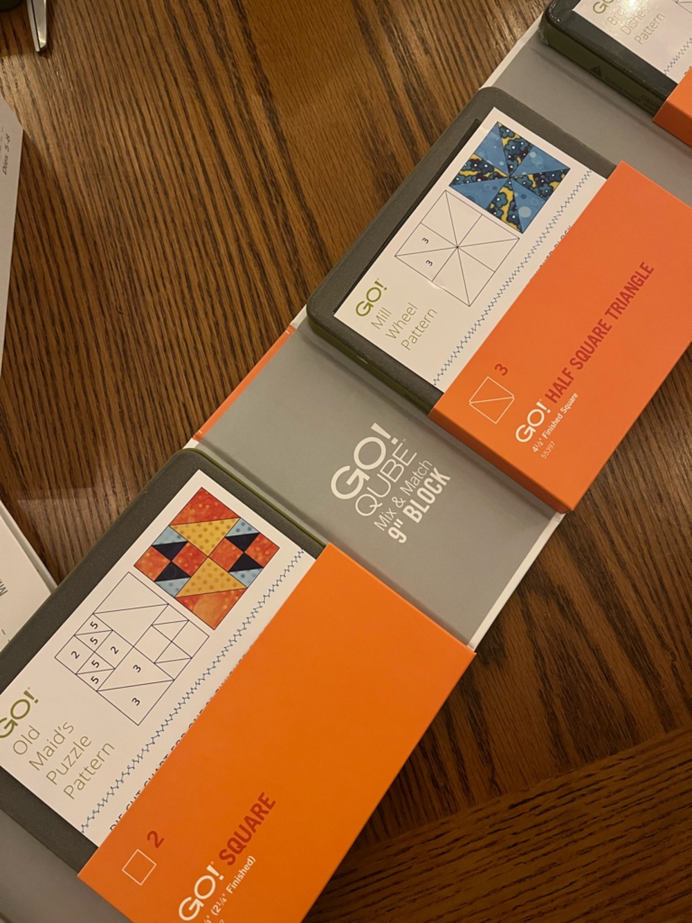 Accuquilt GO! QUBE Mix & Match 9" Block Die Set - Picture 5 of 5